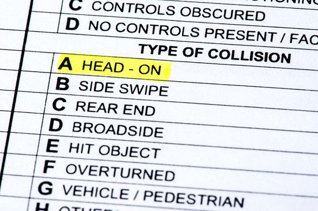 Type of collision